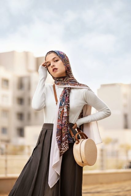 Muslim woman wearing hijab