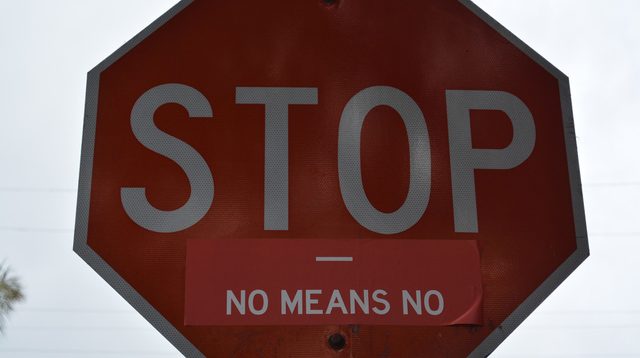 Unwelcome advances are a form of violence