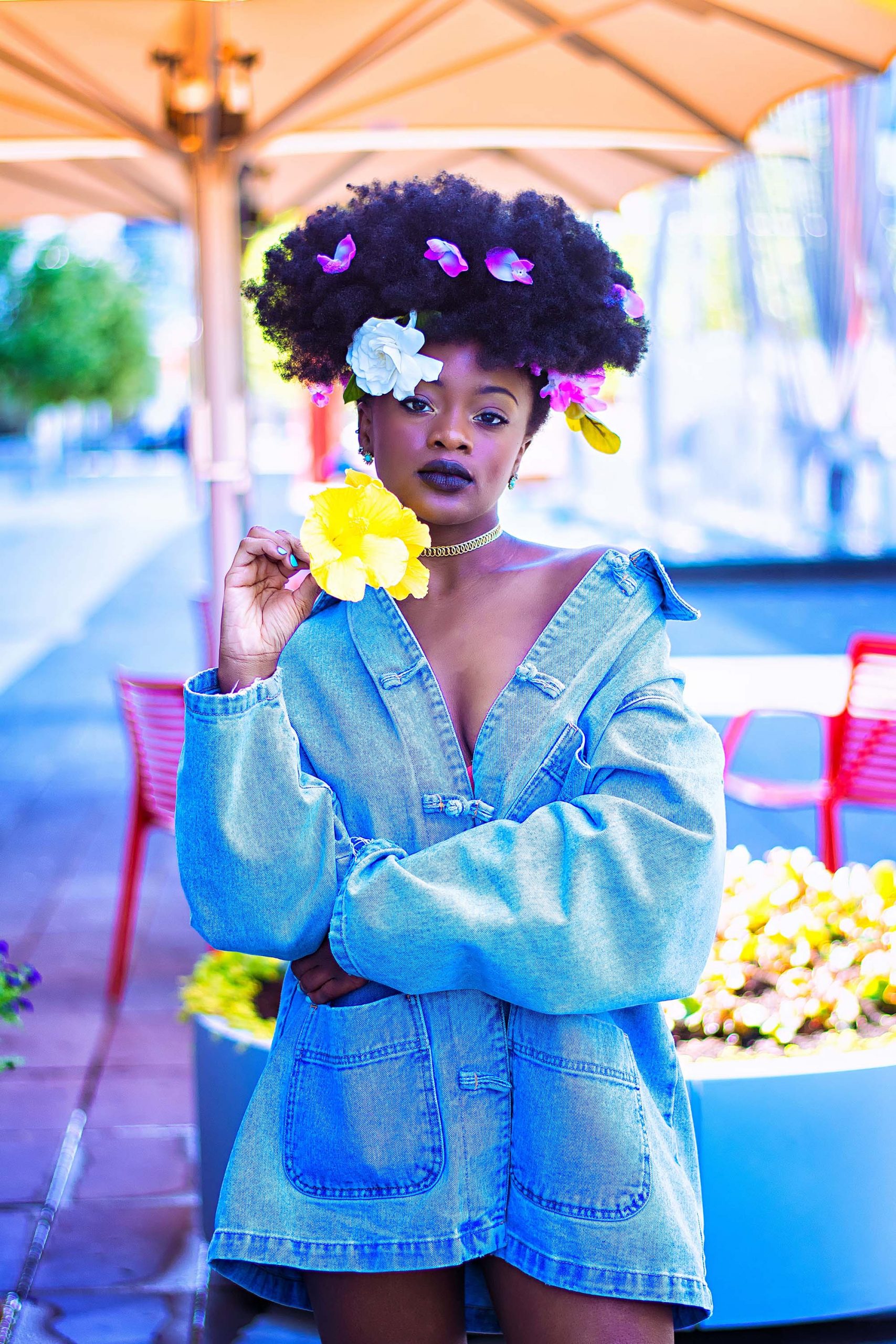 Brown skin Black woman
